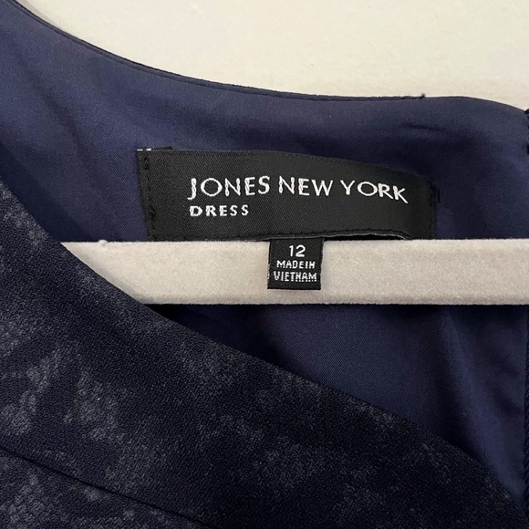 Jones New York Navy Sleeveless Dress - Picture 2 of 5